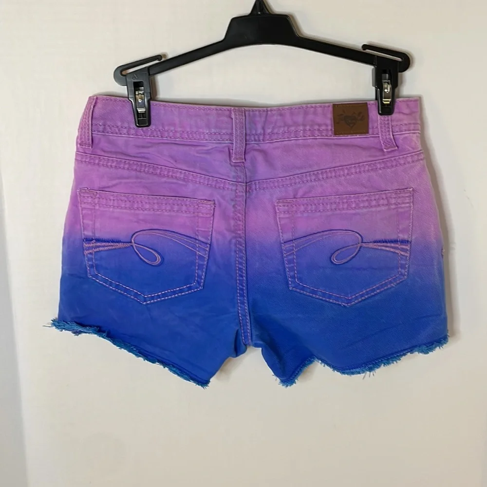 Justice Jeans 2 toned shorts youth size 14R